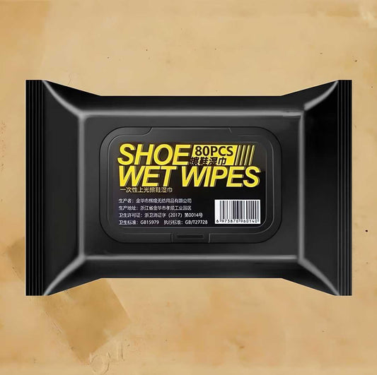 Natural Sneaker & Shoe Cleaner Wipes – 1 Pack of 80