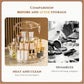 Round Dust-Proof Transparent 2-Layer Rotating Cosmetic Organizer | 360° Umbrella-Shaped Makeup & Skincare Storage Rack (Pack of 1)