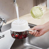 Strainer Dual-Layer Veggie & Fruit Draining Basket with Handle (Pack of 1)