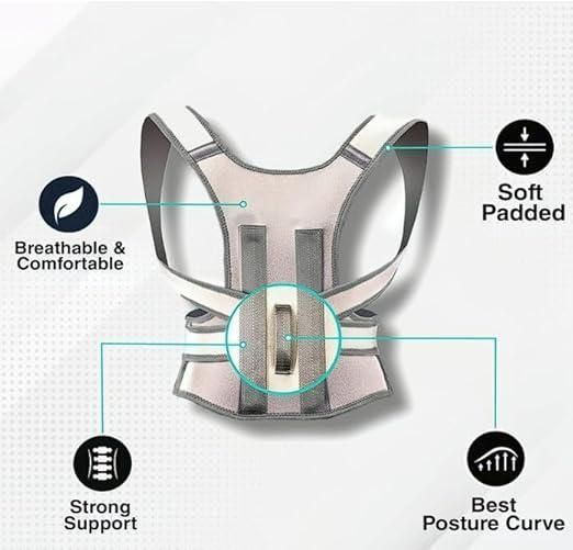 Posture Corrector – Adjustable Back Support for Better Posture & Comfort