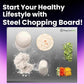 Stainless Steel Chopping Board – 35 x 31 cm