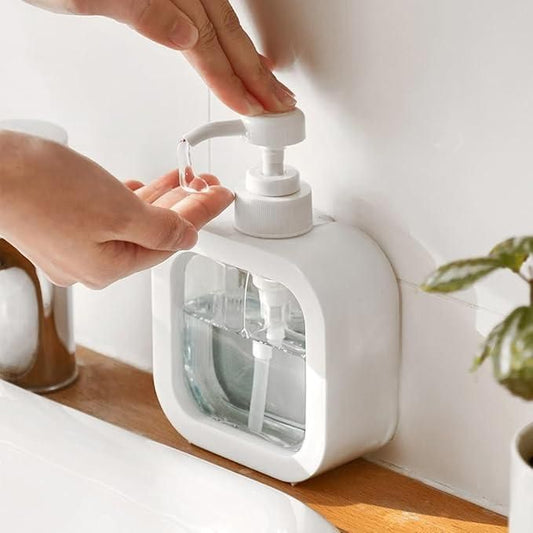 Plastic Empty Soap Dispenser Bottle – Large-Capacity Refillable Container for Bathroom & Kitchen