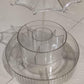 Round Dust-Proof Transparent 2-Layer Rotating Cosmetic Organizer | 360° Umbrella-Shaped Makeup & Skincare Storage Rack (Pack of 1)