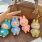 Labubu Keychain – Face Changing Cartoon Anime Keyring & Decoration (Pack of 1)